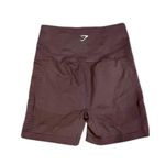 Gymshark  XS Brown Spandex Shorts Photo 1