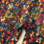LuLaRoe OS One Size Leggings Colorful Abstract Print Navy Blue Orange Pink Photo 10