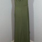 David's Bridal David’s Bridal Celebrate DB Studio cold-shoulder long chiffon bridesmaid dress Photo 3