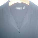 Apt. 9  6 Sleeveless Soft Shirt Dress Black Button Down Front Funeral New! Photo 1