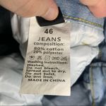 SheIn Light Wash Denim Raw Hem Cropped Jeans 3XL Photo 2