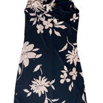 Rampage Vintage  Mini Dress S Floral Bodycon Cocktail LBD Y2K 90s 2000s Cowl Neck Photo 0