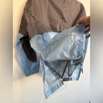 Disney  Parks Jacket Womens XS/Small Blue Gray Windbreaker Packable Photo 3