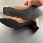 Vaneli Womnes Leather‎ Pumps Reptile Print Classic Heel Shoes 9.5M Tan Size 9.5 Photo 7