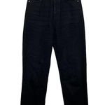 The Kooples High Waist Straight Leg Jeans Women’s Size 28 Black Button Fly Photo 0