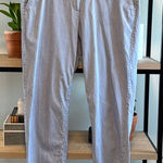 Talbots The Weekend Chino Twill Mid-Rise Railroad Stripe Pant, 10 Photo 0