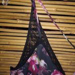 Bar III  Black Flowered Cami XL Plus Photo 2