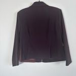 Briggs New York Briggs Colorblock faux suede full zip jacket brown size 8 Photo 5
