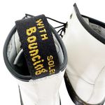 Dr. Martens  Women’s White Leather Zavala 8 Eye Lace Up Combat Boots Size 7 Photo 4