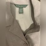 Jessica Holbrook Easy Care Lilac Crushed Velvet Jacket Button Down Long Sleeve Purple Size L Photo 5