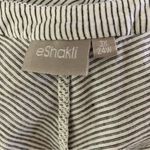 Eshakti  3X Gray White Twist Front Long Sleeve Tunic Top Plus Size Photo 3