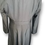 St. John Black Long Coat Removable Real Fox Fur Collar Luxe Winter Elegance 12 Photo 8