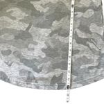 Jane and Delancey  Gray Camo Shoulder‎ Cutout Shirt S Military Chic Utility Core Photo 6