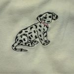 Green Cotton Long Sleeved Ruffle Trim Dalmatian Shirt Medium White Photo 7