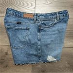 Wrangler  Vintage High Rise 3”‎ Stretch Cut Off Jean Shorts Size 30 Photo 2