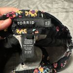 Torrid  Black Floral Jean Shorts Photo 2