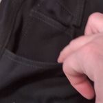 Donna Karan  Wool Blend Black And Gold Faux Button Knit Midi Pencil Skirt Size 8 Photo 2