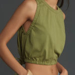 Pilcro  Green Sleeveless Women's Cotton Top Size Medium Photo 0