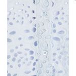 Maje guipure shirt with collar in blue sky Photo 4