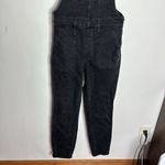 Madewell  Skinny Denim Overalls in Lunar Wach Washed Black size XS Photo 4