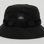 Alo Yoga  Undeniable Black Bucket Hat One Size Photo 0