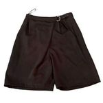 Topshop Women's High Waist Black Chino Shorts Size 4 Casual Summer Photo 0