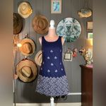 Lilly Pulitzer Clarita True Navy Sailing Embroidery Sailboat Shift Dress Size 6 Photo 6