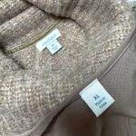 Sundance  Koko Cowl Neck Sweater Dress XL Chai Tan Photo 4