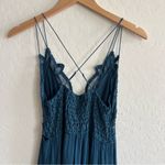 Free People Adella maxi lace top maxi dress in Blue Photo 5