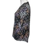 Veronica Beard Jeans Waldorf Lilac Top Women’s Medium Leopard Pima Cotton Photo 2