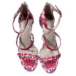 Kelly & Katie  Litton Strappy Heel Sandals Pink Purple Size 7 Zip Platform Photo 2