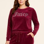 Juicy Couture  Rich Burgundy Velour Set Photo 0