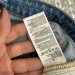 Old Navy  High Rise OG Loose In‎ Lilo Wash Button Fly Jeans Ankle Slit Size 16 Photo 3