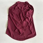 EXPRESS NWT Red Button Down Blouse Photo 3