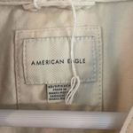 American Eagle  cream cotton hooded pullover sweater size xs Photo 3