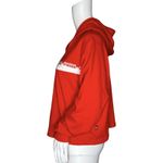 Puma Sweatshirt Women Large Red White Amplified Crop Hoodie Casual Athleisure Photo 2