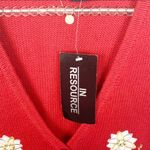 In Resource Medium Red Ugly Christmas Sweater Vest NEW NWT Photo 3