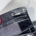 INC International Concepts Paiton Black Croc Embossed Tall Heeled Boots Women 8M Size 6.5 Photo 8