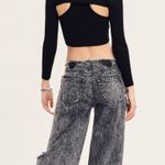 SER.O.YA Ribbed Knit Shrug Sweater Long Sleeve Open Crop Black Balletcore XS NWT Photo 1