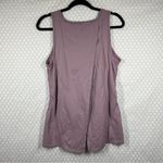 Athleta  Dusty Pink Eyelet Foothill Split Back Tank‎ Top Photo 4
