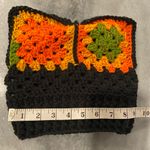 Handmade Crochet Cat Animal Ear Beanie Hat Cozy Ribbed Brim Stretch Winter Hat Photo 4