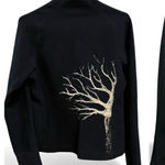 Nau Wool Jacket Navy Contrast Wool Design Size Small Blue Photo 0