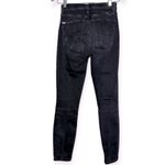 Alice + Olivia  Women’s Size 24 Black Noir Good High Rise Skinny Jeans Photo 2