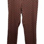 Rafaella Raffinalla Skinny Leg Pants Brown and Black Print Size 10 Photo 2