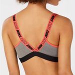 Nike Sport Colorblocked V-Back Medium-Support Sports Bra Grey Blue Size XS Photo 1