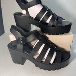 BP . Chunky Lug sole Platform Sandal street-style casual classic party summer Photo 3