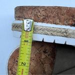 Adrienne Vittadini  Women's Cork Cross Double  Strap  Pommery Sandals Sz 8.5 Photo 7