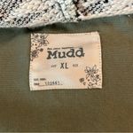 Mudd  Olive Jacket Textured Sleeves snap pockets hood hiking outdoors army Photo 2