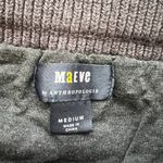 Anthropologie Cable Knot Gray Sweater Skirt Medium Winter Cozy Mini Short Warm Photo 3