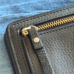 Kate Spade  Black Leather Wallet with Gold Logo Photo 6